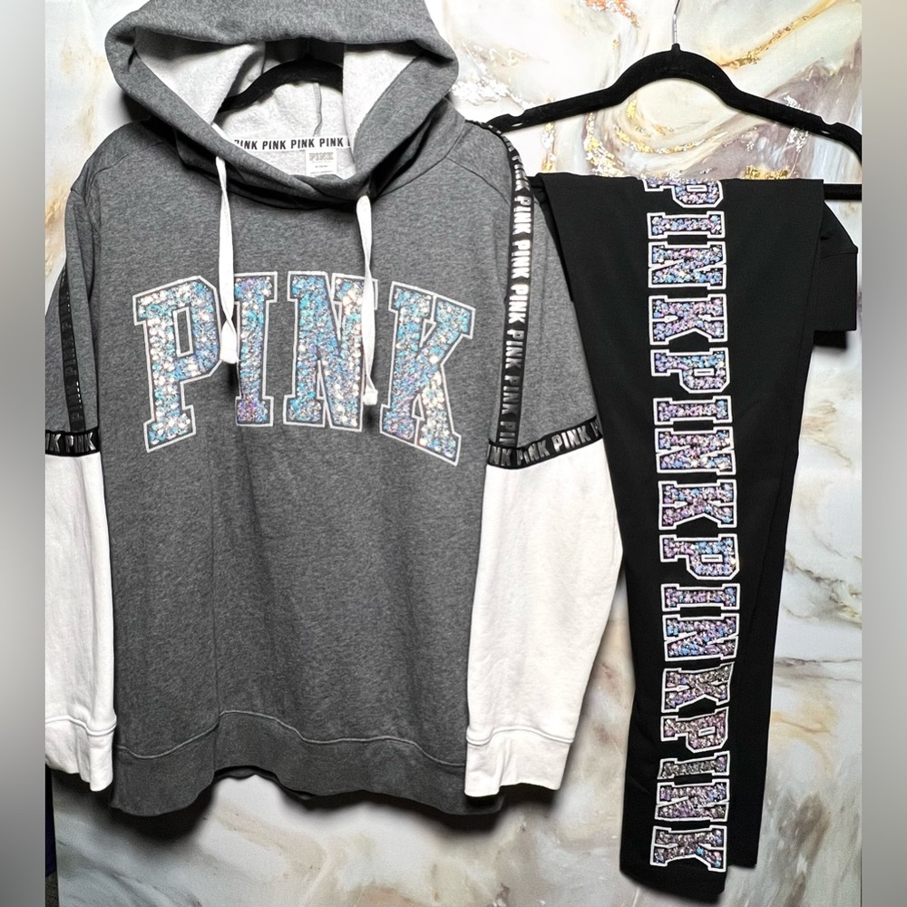 PINK Iridescent Bling Set